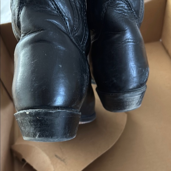 Vittorio Ricci Studio Black Leather Cowboy Boots. Size 8M. - Picture 12 of 12